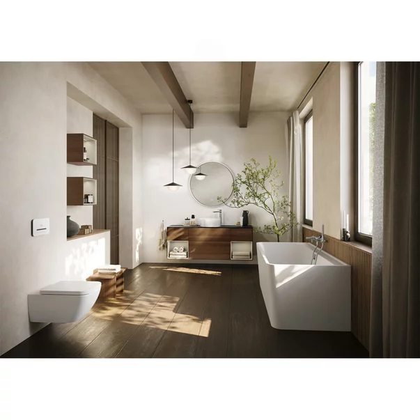 Lavoar pe blat Villeroy&Boch Collaro TitanCeram alb Alpin CeramicPlus 40 cm picture - 8