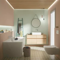 Lavoar pe blat Villeroy&Boch Collaro TitanCeram alb Alpin CeramicPlus 56x36 cm