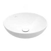 Lavoar pe blat Villeroy&Boch Finion alb lucios Alpin CeramicPlus 42 cm TitanCeram