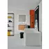 Lavoar pe mobilier Ideal Standard Atelier Calla alb lucios 67 cm cu 2 orificii baterie picture - 5