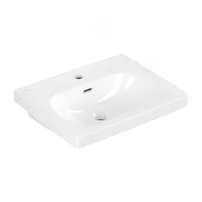 Lavoar pe mobilier Villeroy&Boch Skyla alb lucios 55x45 cm alb White Alpin