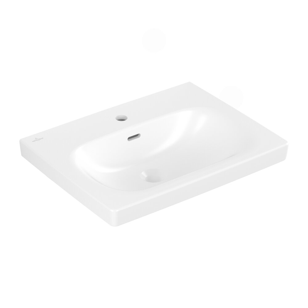 Lavoar pe mobilier Villeroy&Boch Skyla alb lucios 60x46 cm alb mat Stone White CeramicPlus