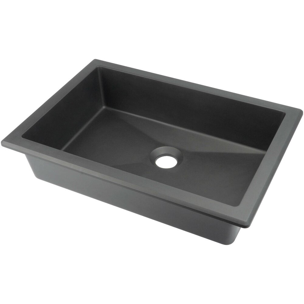 Lavoar sub blat antracit metalic Deante Correo 50 cm
