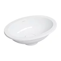 Lavoar sub blat Omnires Shell M+ finisaj alb lucios 45 cm