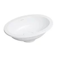 Lavoar sub blat Omnires Shell M+ finisaj alb mat 45 cm