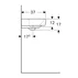 Lavoar suspendat Geberit Selnova Compact alb cu orificiu baterie picture - 4