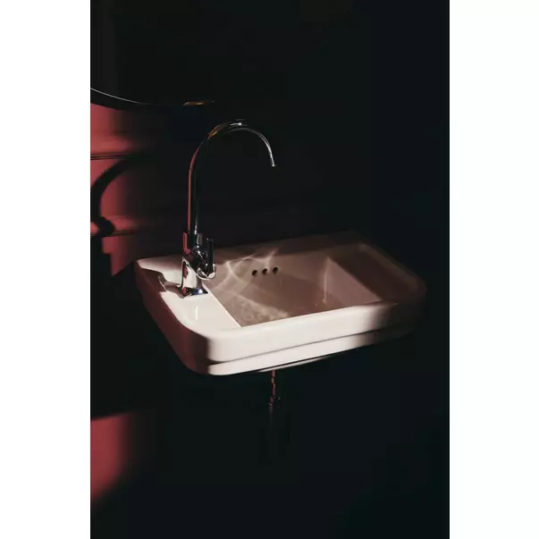 Lavoar suspendat Ideal Standard Atelier Calla alb lucios 50 cm cu orificiu baterie stanga picture - 6