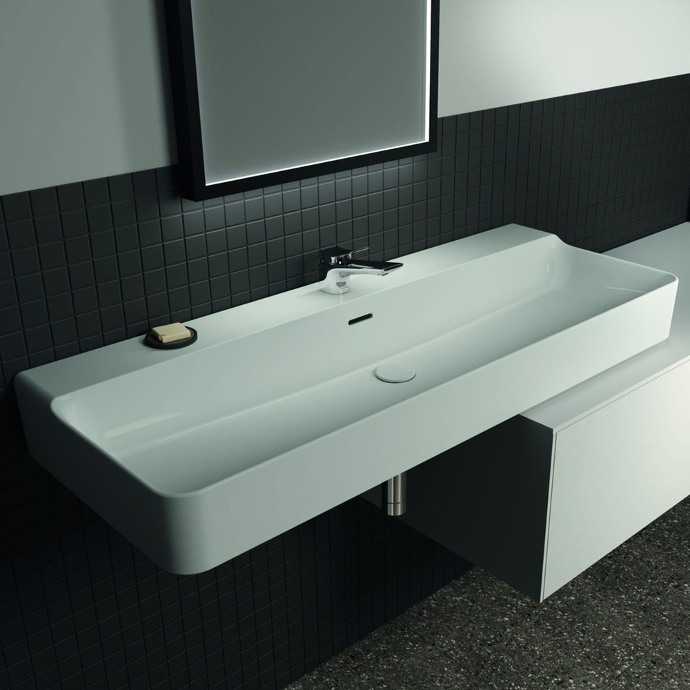 Lavoar suspendat Ideal Standard Atelier Conca120 cm alb mat