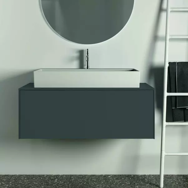 Lavoar suspendat Ideal Standard Atelier Extra alb mat cu orificiu baterie si preaplin 50 cm picture - 7