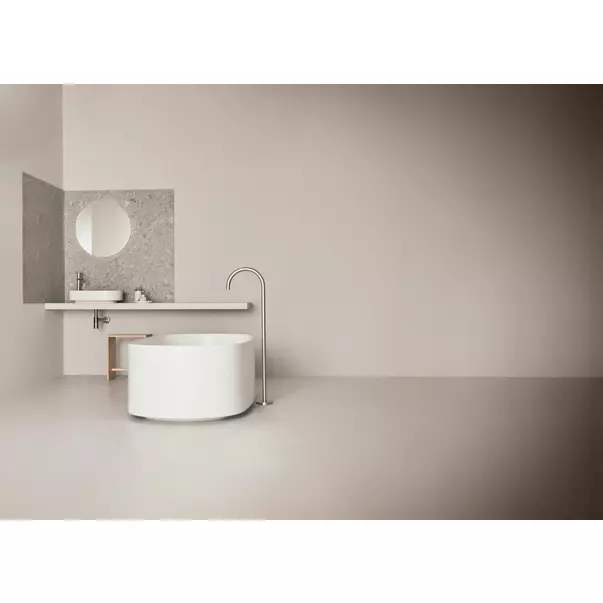 Lavoar suspendat Ideal Standard Atelier Linda-X cu orificiu baterie si preaplin 50 cm alb lucios picture - 4