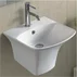 Lavoar suspendat Inter Ceramic dreptunghiular alb lucios 44 cm picture - 1