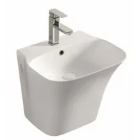 Lavoar suspendat Inter Ceramic dreptunghiular finisaj alb lucios 48 cm