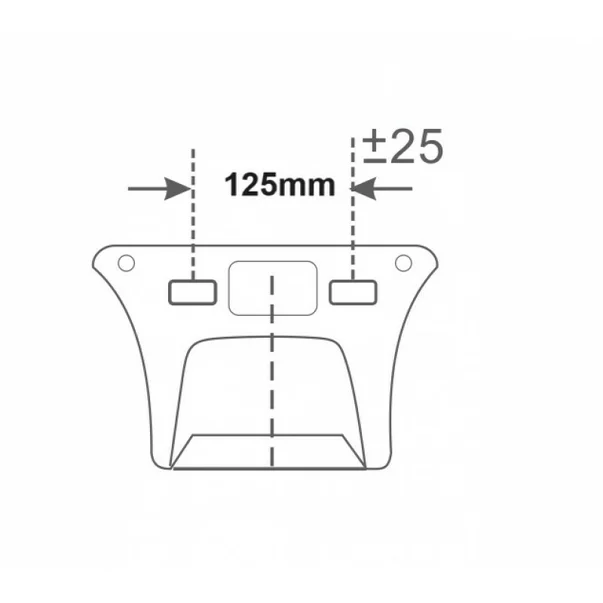 Lavoar suspendat Inter Ceramic dreptunghiular finisaj alb lucios 48 cm picture - 3