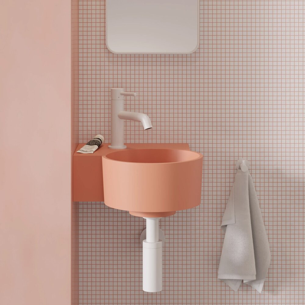 Lavoar suspendat Omnires Ovo M+ compozit coral mat 33×34 cm stanga Baie > Obiecte sanitare > Lavoare > Promoții > Noutati neakaisa.ro