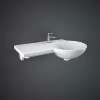 Lavoar suspendat Rak Ceramics Gina stanga