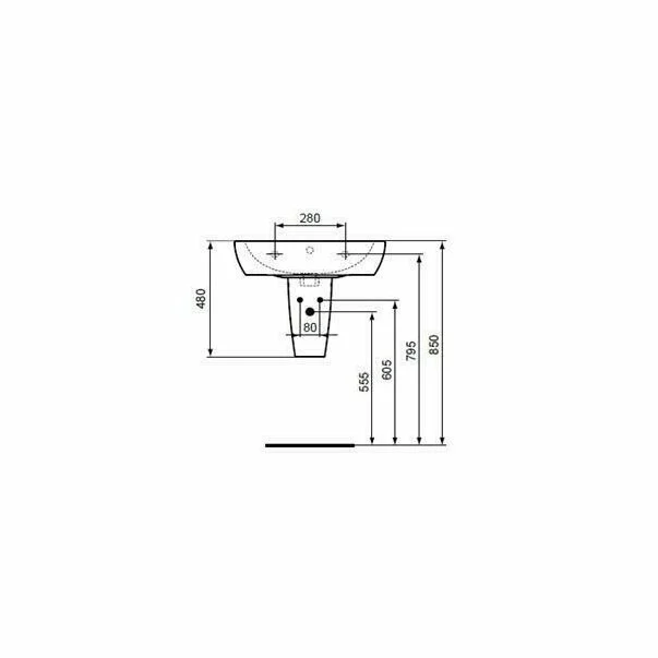 Lavoar suspendat Ideal Standard Tempo 60 cm picture - 4