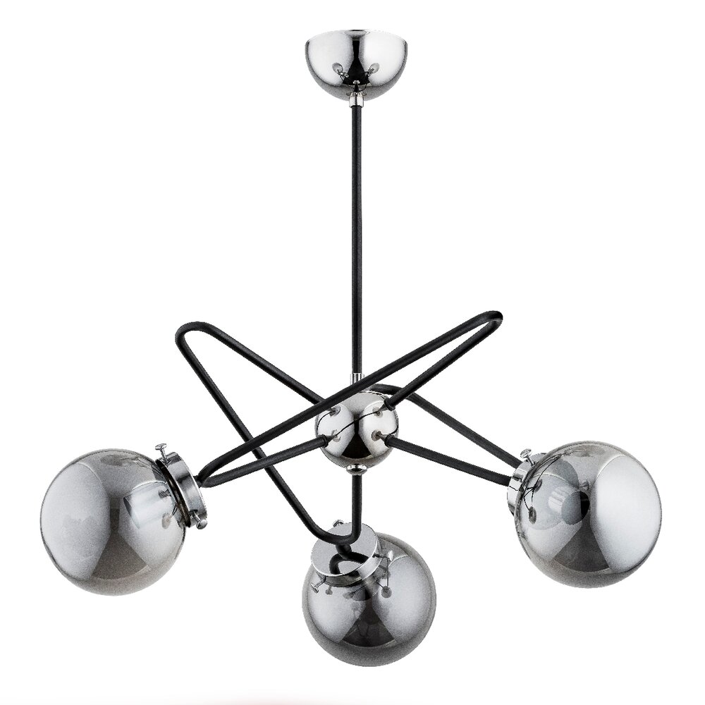 Lustra Alfa Galaxy 3 negru/gri