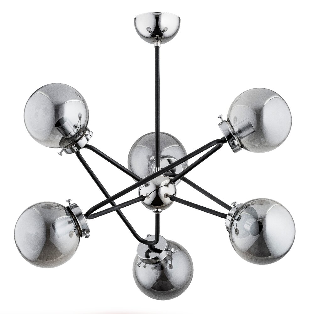 Lustra Alfa Galaxy 6 negru/gri
