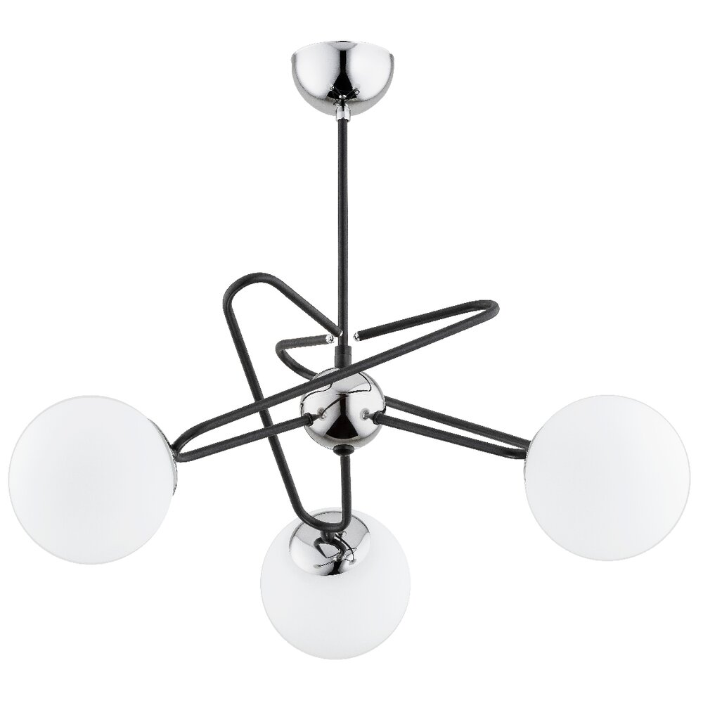 Lustra Alfa Sagito 3 alb/negru