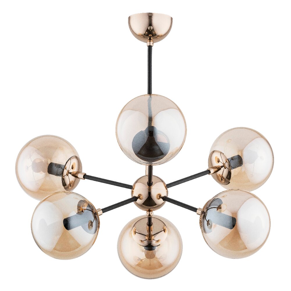Lustra Alfa Sandy 6 negru