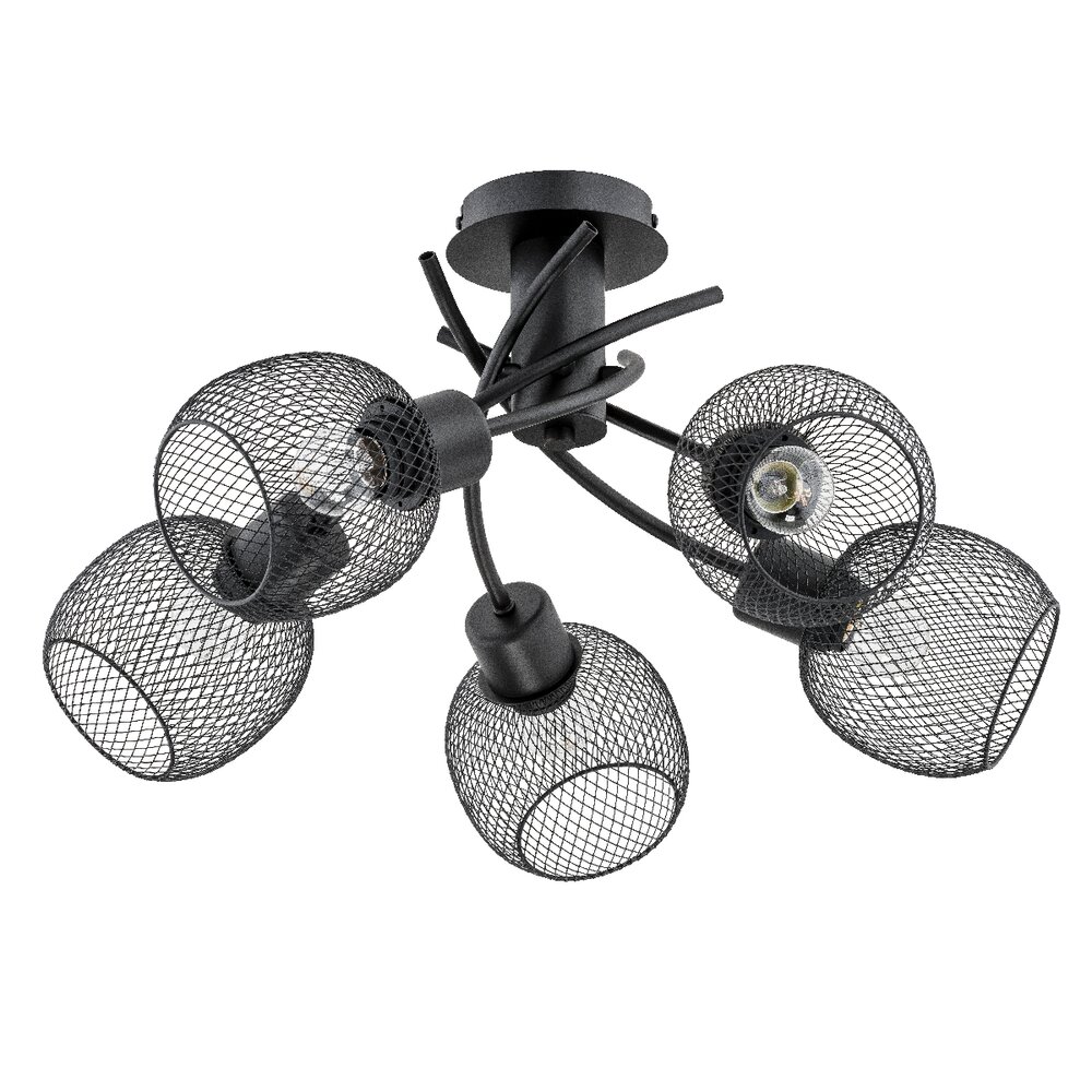 Lustra Alfa Watsa 5 negru