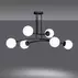 Lustra Emibig Halldor 6 negru/alb picture - 2