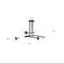 Lustra Emibig Halldor 6 negru/alb picture - 5