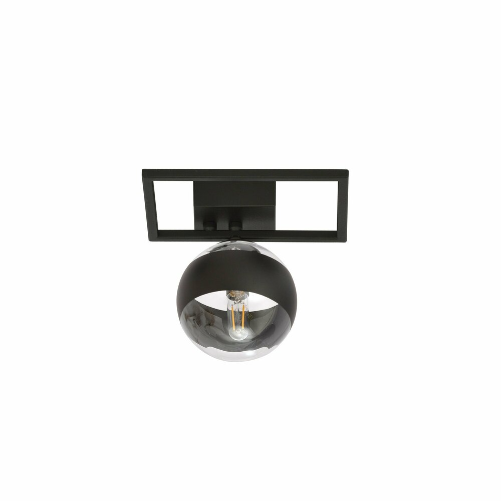 Lustra Emibig Imago 1E negru/transparent