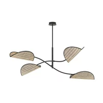 Lustra Emibig Lotus 4 BL negru-maro E14