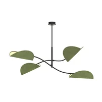 Lustra Emibig Lotus 4 BL negru-verde E14