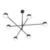 Lustra Emibig Natsu 6 BL negru mat LED GX53 picture - 4