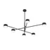 Lustra Emibig Natsu 6 BL negru mat LED GX53 picture - 1