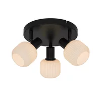 Lustra Zuma Line Stem E14 finisaj negru-alb