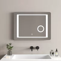 Oglinda cu iluminare Inter Ceramic dreptunghiulara 80x60 cm