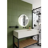 Oglinda cu iluminare led Dubiel Vitrum Niva 70x70 cm