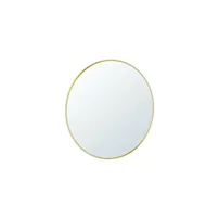 Oglinda cu iluminare Led Gala Diam 80x80 cm auriu