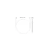 Oglinda cu iluminare Led Gala Diam 80x80 cm negru picture - 2