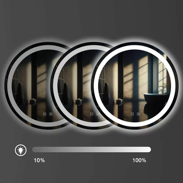 Oglinda cu iluminare Led Tutumi 60x60 cm BAS picture - 6