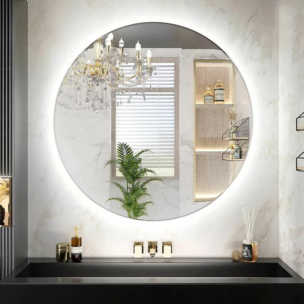 Oglinda cu iluminare Led Tutumi 60x60 cm HZJ060 picture - 2