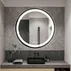 Oglinda cu iluminare Led Tutumi 80x80 cm MMJ negru picture - 4