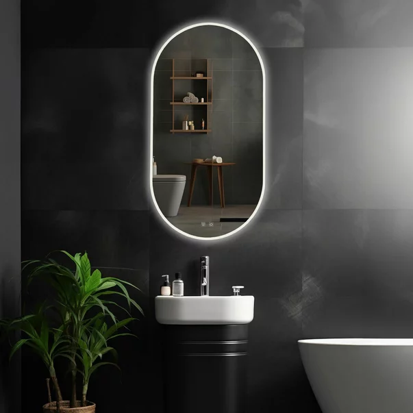 Oglinda cu iluminare Led Tutumi EGj 50x90 cm picture - 4