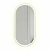 Oglinda cu iluminare Led Tutumi OVL 50x100 cm brush gold picture - 1