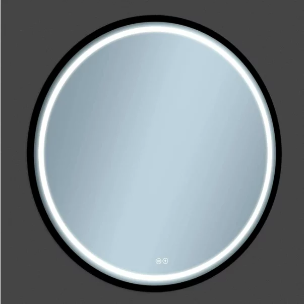 Oglinda cu iluminare LED Venti Baltic 80 cm negru picture - 2