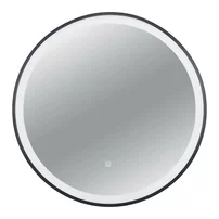 Oglinda cu iluminare si dezaburire Balneo Venus 100 cm cu rama neagra
