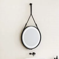 Oglinda cu iluminare si dezaburire Inter Ceramic Catania rotunda 100 cm