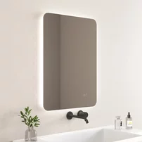 Oglinda cu iluminare si dezaburire Inter Ceramic Fabia dreptunghiulara 50x70 cm