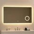 Oglinda cu iluminare si dezaburire Inter Ceramic dreptunghiulara 160x90 cm picture - 1