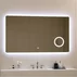 Oglinda cu iluminare si dezaburire Inter Ceramic dreptunghiulara 160x90 cm picture - 3