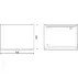 Oglinda reversibila dreptunghiulara Dubiel Vitrum Box White 60x80 cm picture - 3