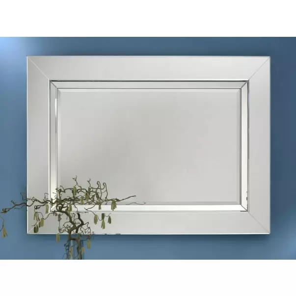 Oglinda reversibila dreptunghiulara Dubiel Vitrum Modena Silver 78x110 cm picture - 2